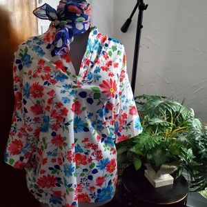 TOPNOTCH vintage women's blouse LARGE